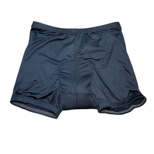 NWT Baleaf Mens Black Pull On Polyester Blend Cycling Shorts Size XL